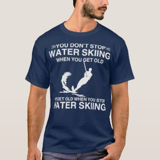 T-shirt Ski Nautique Vous N'Arrêtez Pas Ski Nautique Vieux