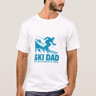 T-shirt Ski papa Cool Mountain Graphic