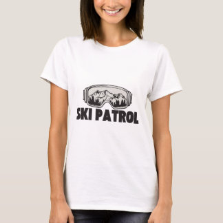 T-shirt Ski Patrol Hiver Ski Goggles Mountain Trip