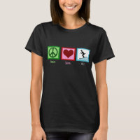 T-shirt Ski Peace Love