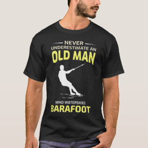 T-shirt Ski pieds nus Sports nautiques Bateau à moteur