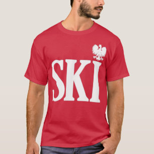 T-shirt SKI Polonais Nom de famille se terminant Jour Dyng