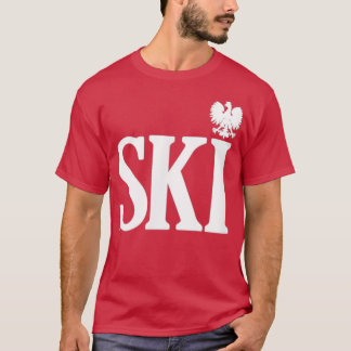 T-shirt SKI Polonais Nom de famille se terminant Jour Dyng