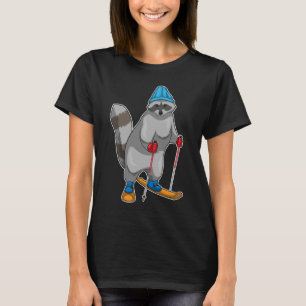 T-shirt Ski Racoon