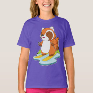T-shirt Ski Red Panda