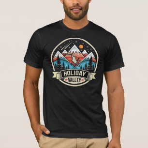 T-shirt Ski Retro Holiday Valley