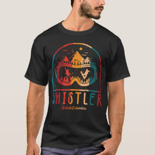 T-shirt Ski Retro Whistler Colombie-Britannique
