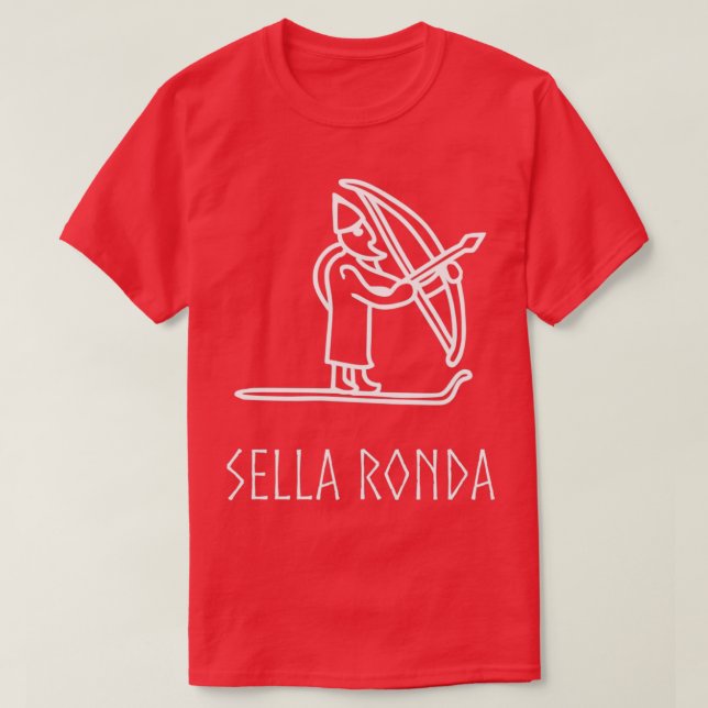 T-shirt Ski Sella Ronda Ullr (Design devant)