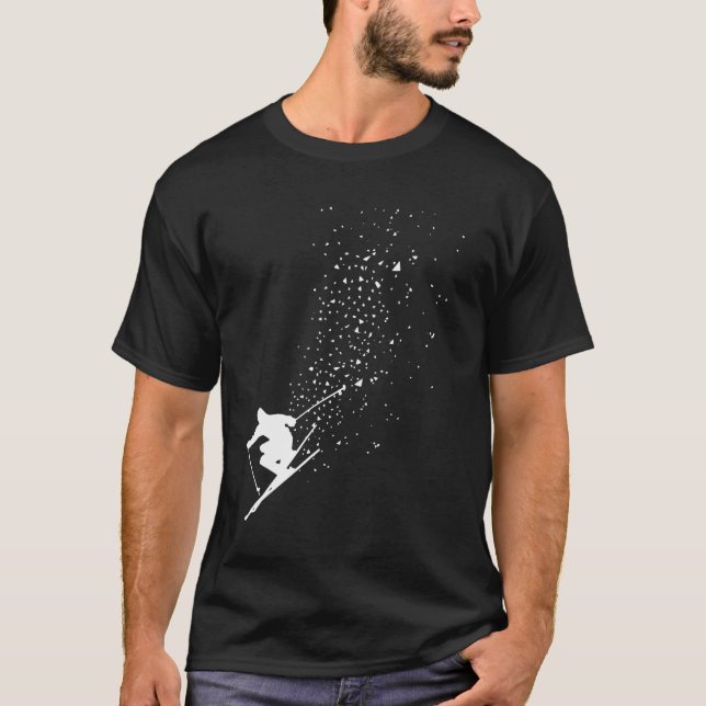 T-shirt Ski - Ski Freeski Sports d'hiver Ski (Devant)