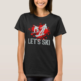 T-shirt Ski ski Vintage neige