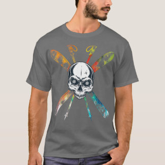 T-shirt Ski Skull Skier