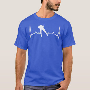 T-shirt Ski Snowboard Heartbeat Goggings Skiing Mountain E