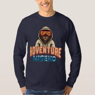 T-shirt Ski Snowboard japonais