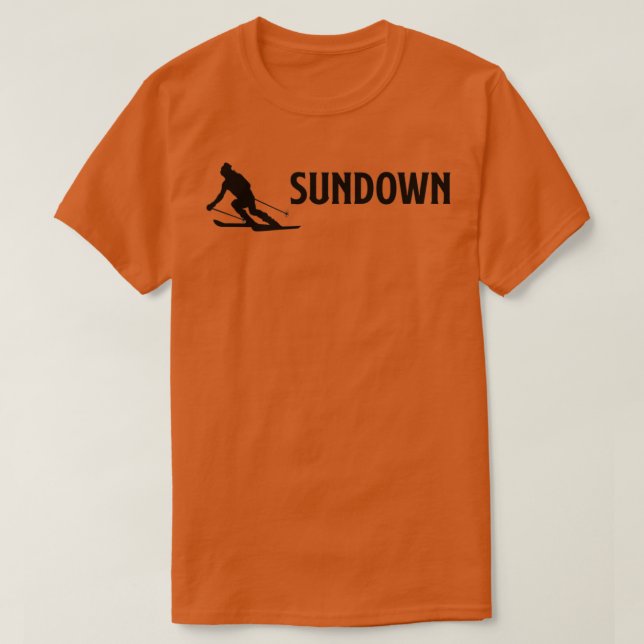 T-shirt Ski Sundown Sundown Mountain Resort CT Ski (Design devant)