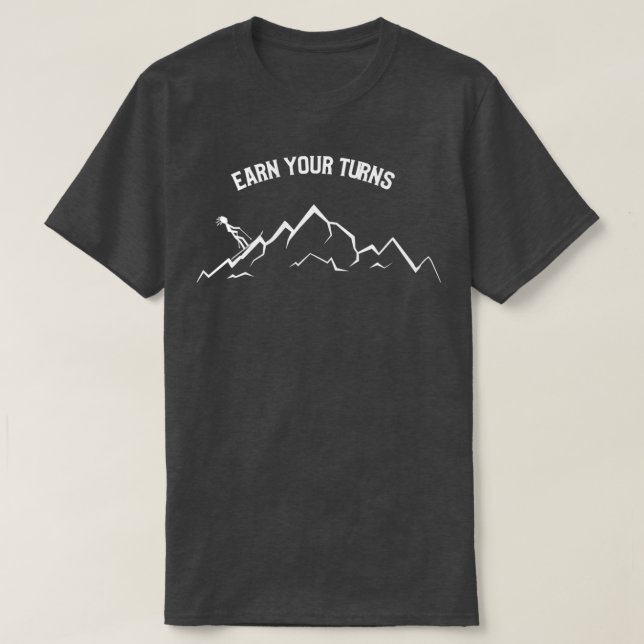 T-shirt ski tourn your turns (Design devant)
