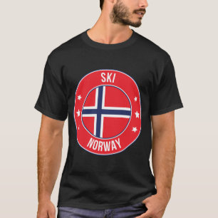 T-shirt Ski, ville de Norvège