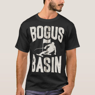 T-shirt Ski vintage Bogus Basin Idaho Amateurs De Neige