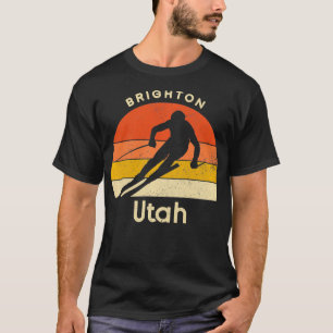 T-shirt Ski vintage Brighton Utah Mountain