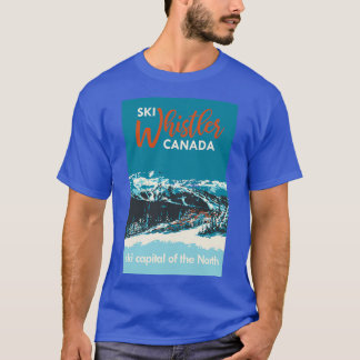 T-shirt Ski vintage Whistler Canada