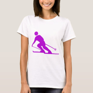 T-shirt Ski - Violet