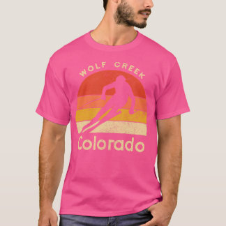 T-shirt Ski Wolf Creek Montagne du Colorado