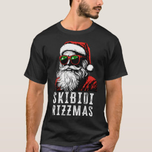 T-shirt Skibidi Rizzmas Noël Rizz Père Noël Charisme