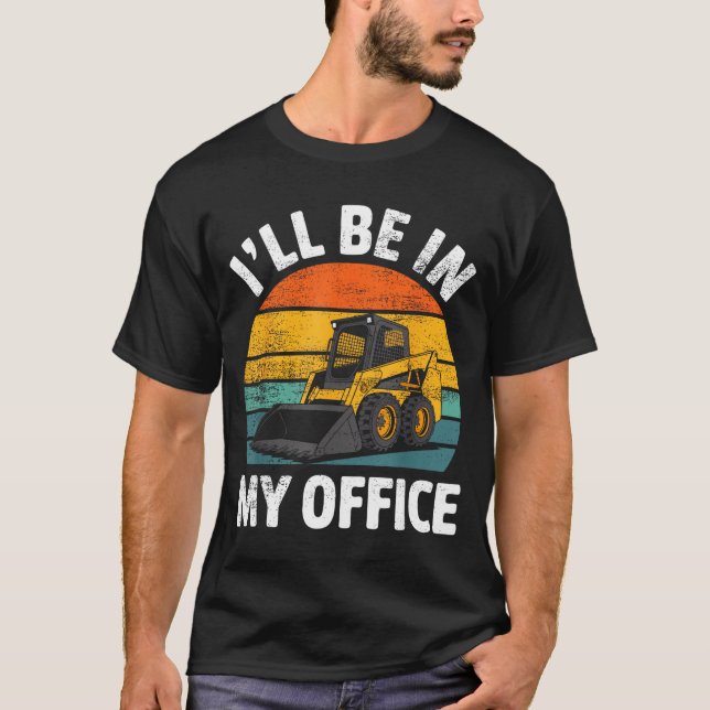 T-shirt Skid Steer Operator Construction Heavy Equipment J (Devant)