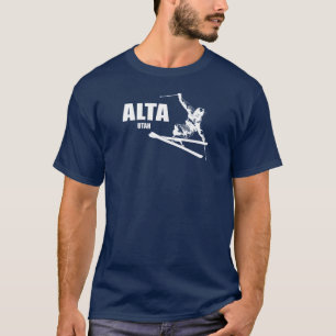 T-shirt Skier Alta Utah