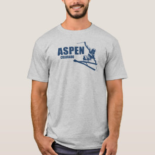 T-shirt Skier d'Aspen Colorado