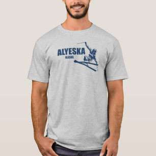 T-shirt Skier de l'Alaska d'Alyeska