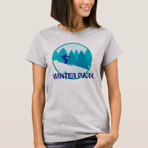 T-shirt Skier du parc d'hiver