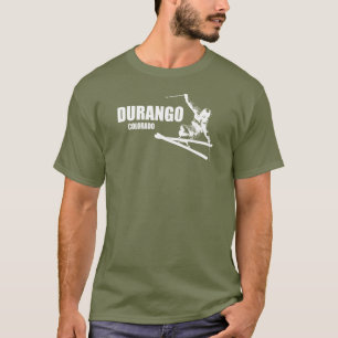 T-shirt Skier Durango Colorado
