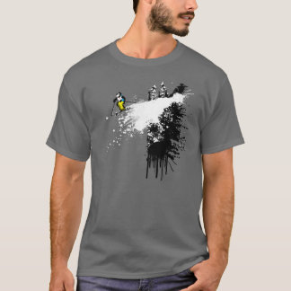 T-shirt Skieur de falaise