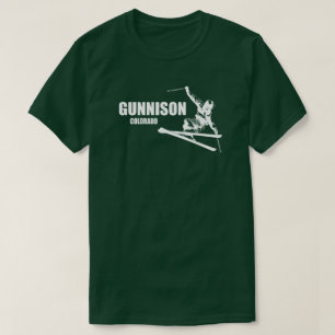 T-shirt Skieur de Gunnison Colorado