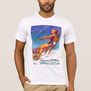 T-shirt Skieur de l'eau par McClelland Barclay