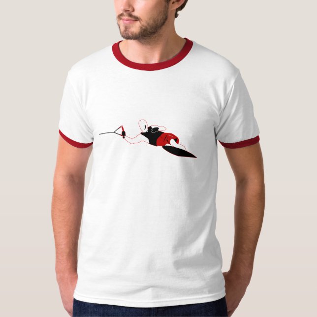 T-shirt Skieur de l'eau - PORTÉE ! (Devant)