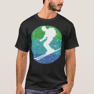 T-shirt Skiez sur la neige et profitez d'une journée ensol