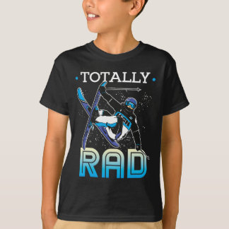 T-shirt Skiing Outfit Nordic Skier Ski Totally Rad