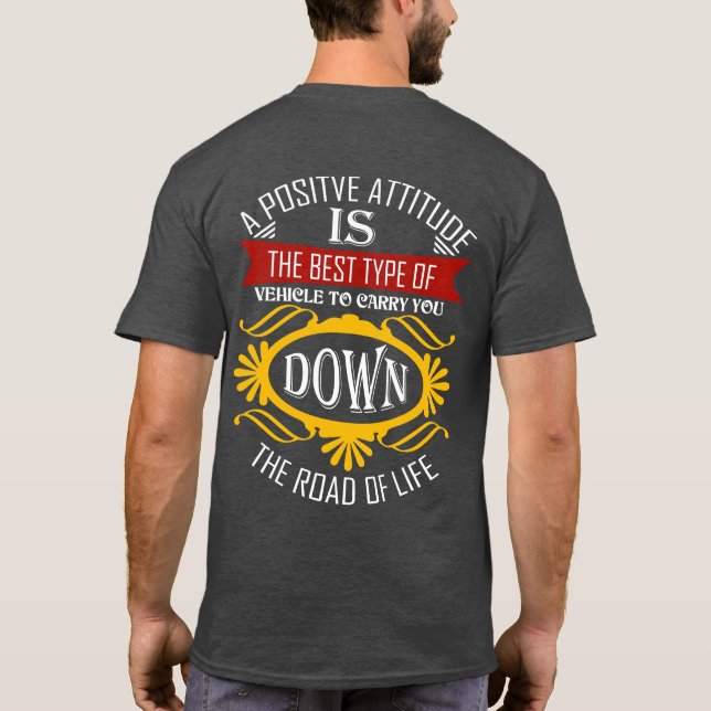 T-SHIRT SKILLHAUSE - ATTITUDE POSITIVE (Dos)