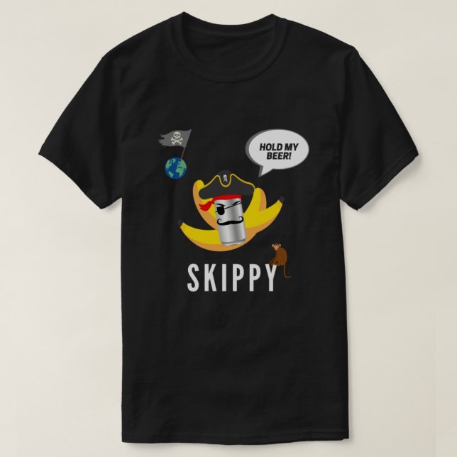 T-shirt Skippy - Tenez Ma Bière - Force Expéditionnaire. (Design devant)