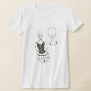 T-Shirt skizzieren