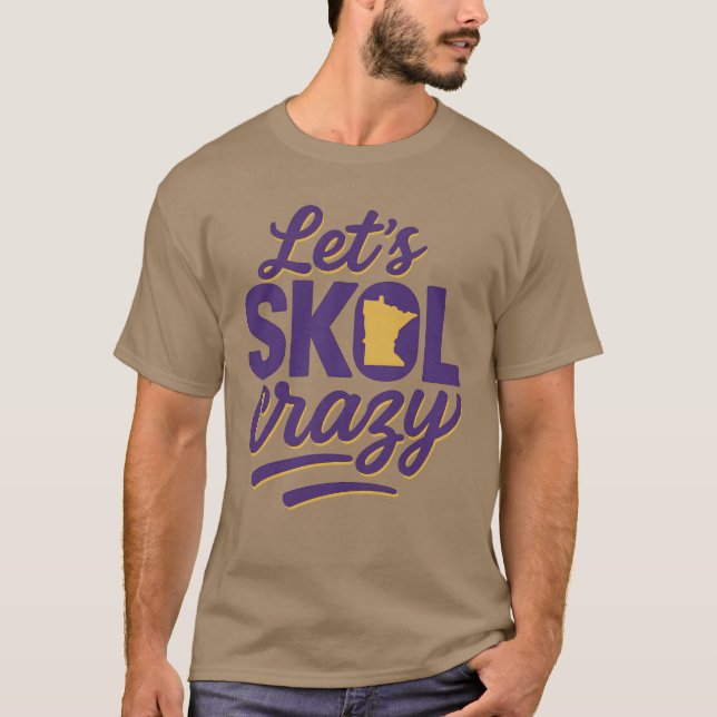 T-shirt Skol Crazy Minnesota (Devant)