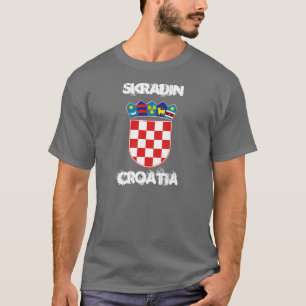 T-shirt Skradin, Croatie avec armoiries
