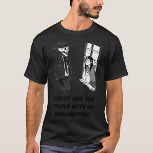 T-shirt Skulduggery Agréable Fanart - Portes Classique T-