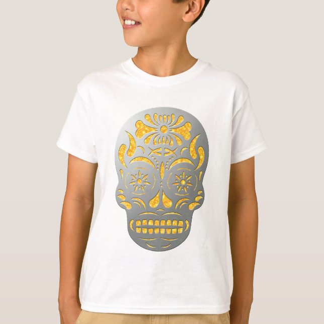 T-shirt Skull1MetalFire (Devant)