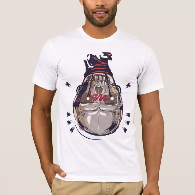 T-shirt Skull allégé Bulb (Devant)