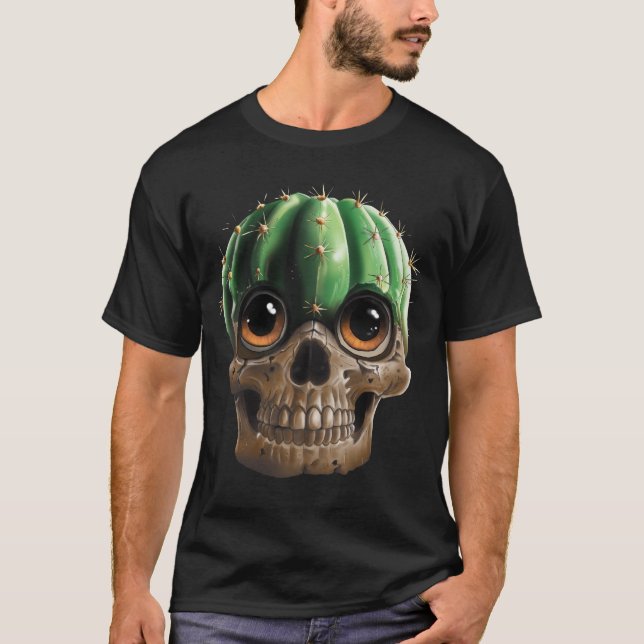 T-shirt Skull Cactus (Devant)