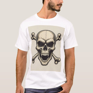 T-shirt "Skull & Crossbones : Rock 'n' Roll Band Logo Tee"
