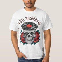 skull rocker head record player