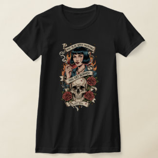 T-shirt Skull Tattoo Vintage Americana